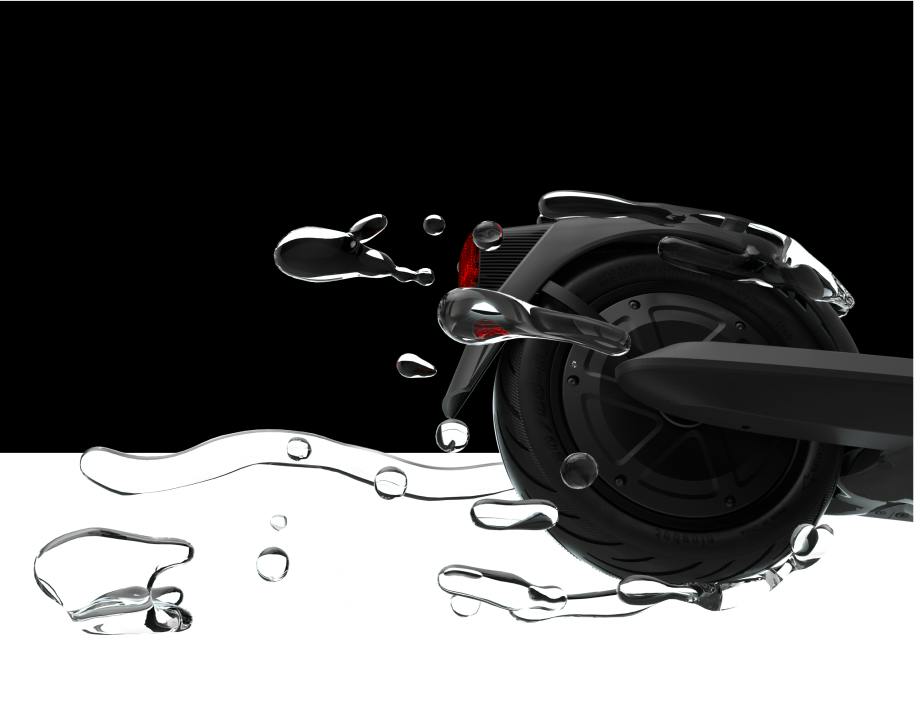 Segway Ninebot E2 Pro electric scooter: Water resistance illustration