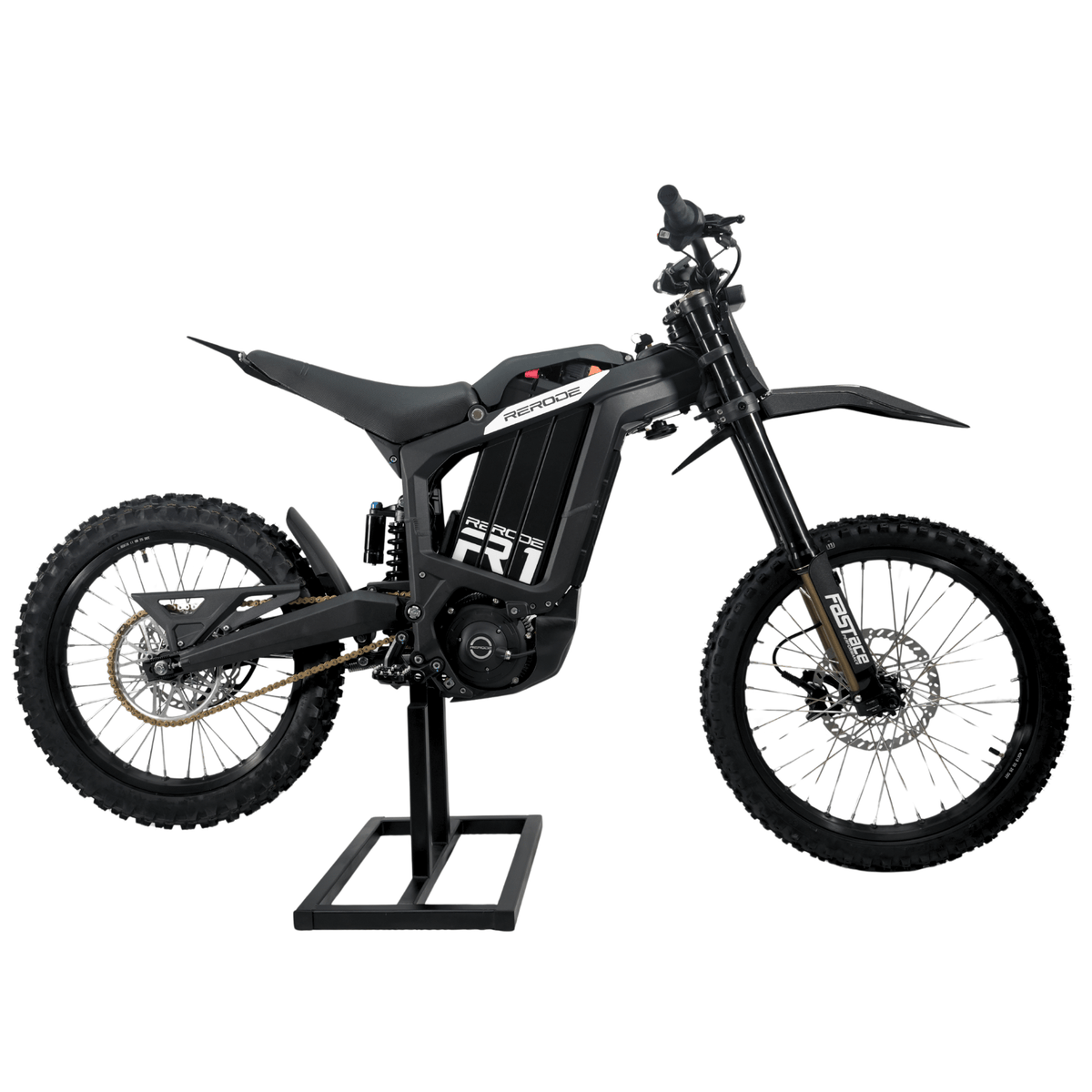 RERODE R1 Electric Dirt Bike side profile in Black
