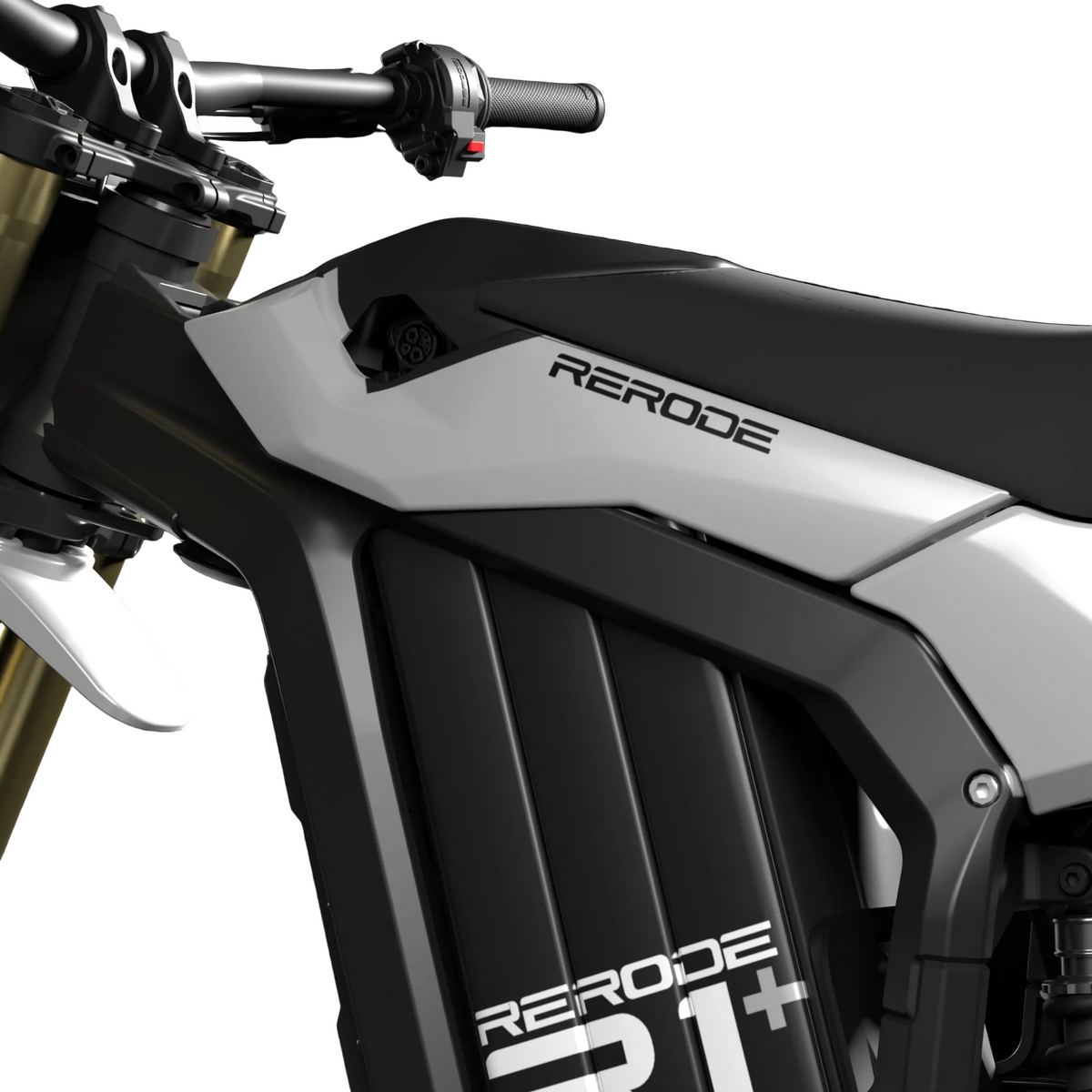 RERODE R1+ Electric Dirt Bike side panel with Light Grey decals