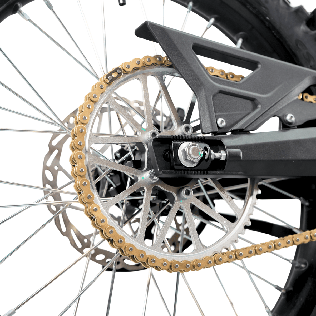 RERODE R1 Electric Dirt Bike rear chain and sprocket