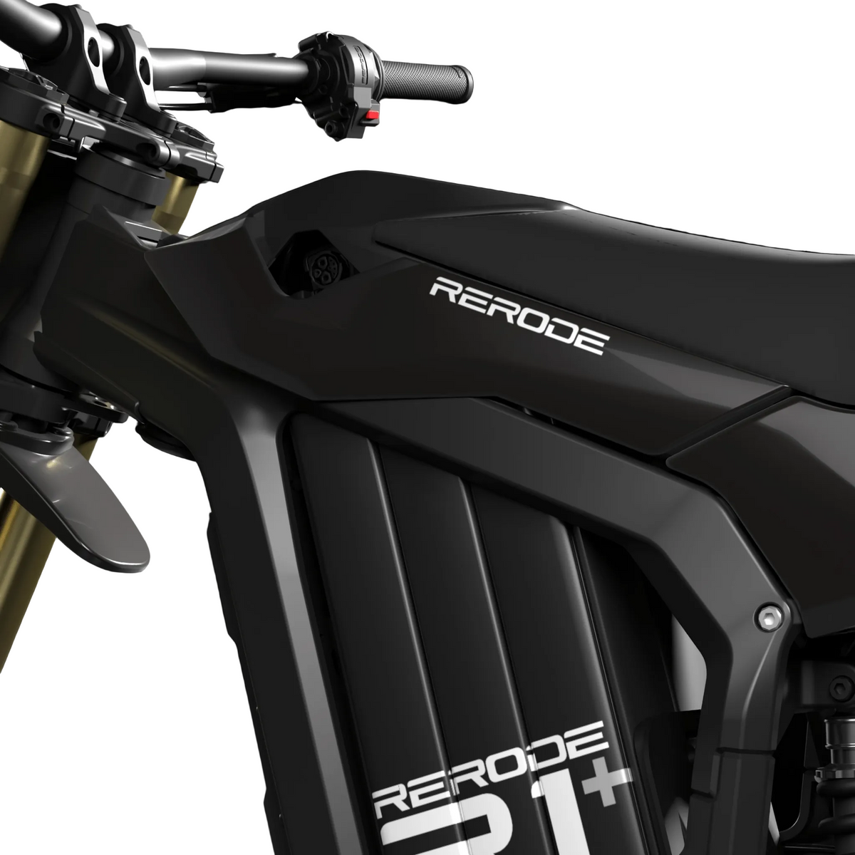 RERODE R1+ Electric Dirt Bike side panel with Black decals