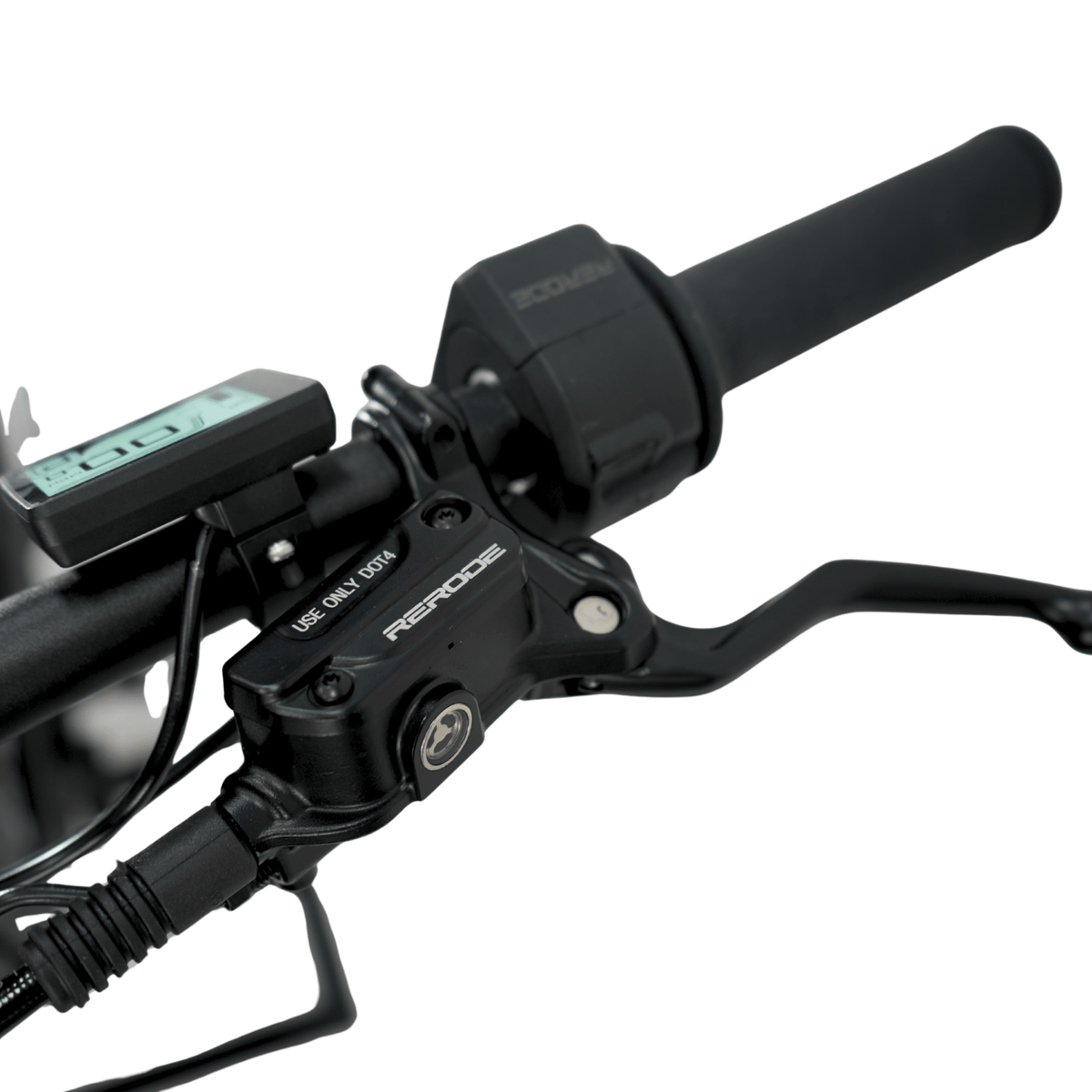 RERODE R1 Electric Dirt Bike handlebar brake lever and grip