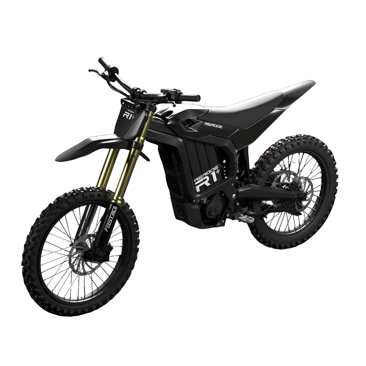 RERODE R1+ Electric Dirt Bike opposite angle with Black decals