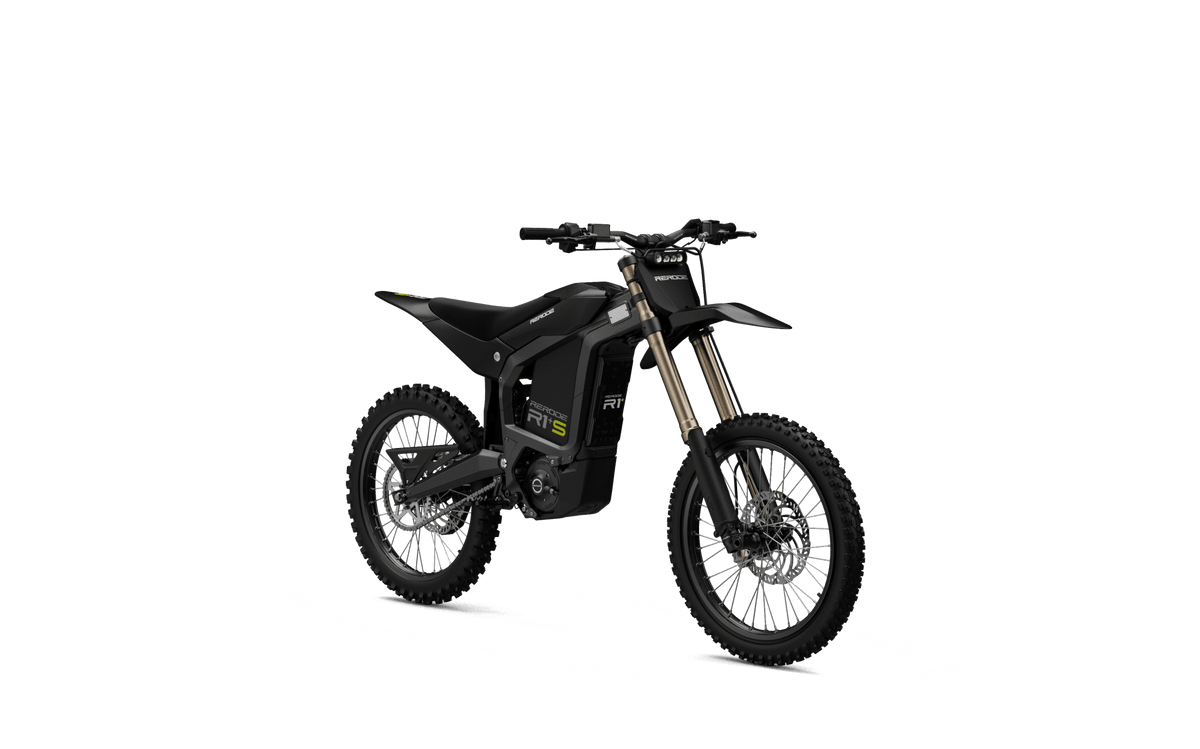 RERODE R1+ S Electric Dirt Bike opposite angle in Black