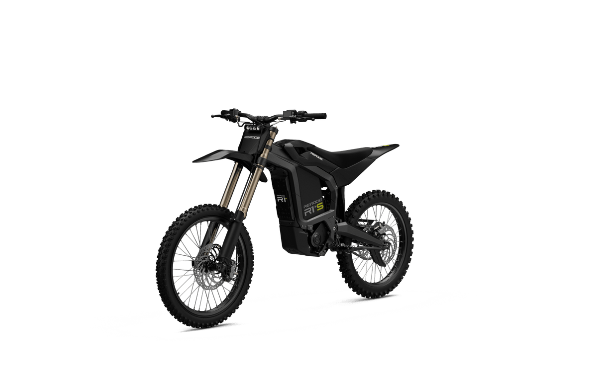 RERODE R1+ S Electric Dirt Bike angled view in Black