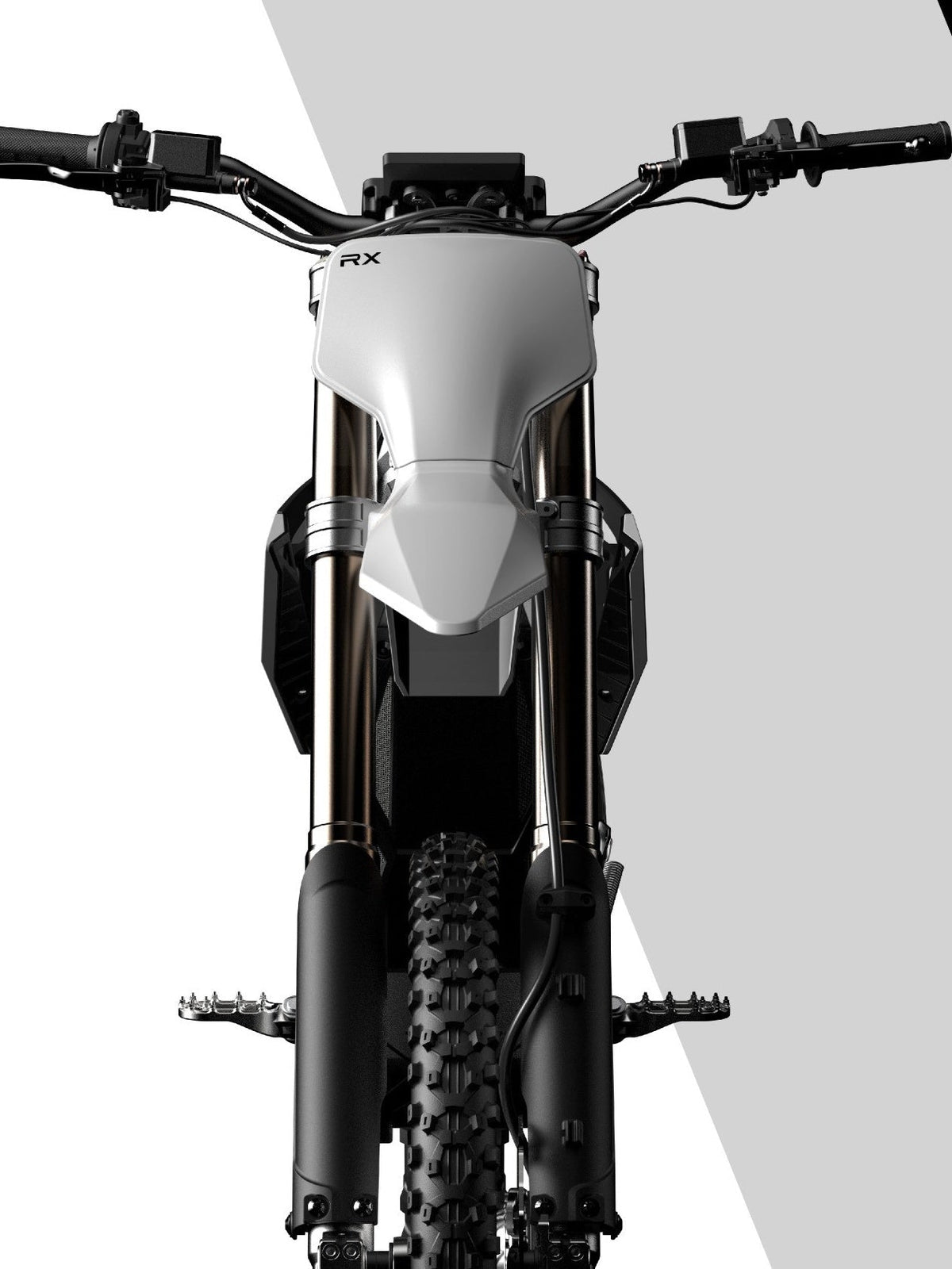 RERODE RX Electric Dirt Bike pre-production front view