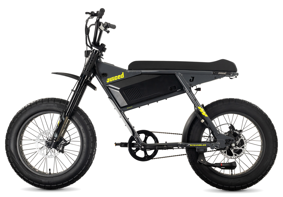 Juiced Scrambler Hardtail in Asphalt Lemonade — opposite-side view