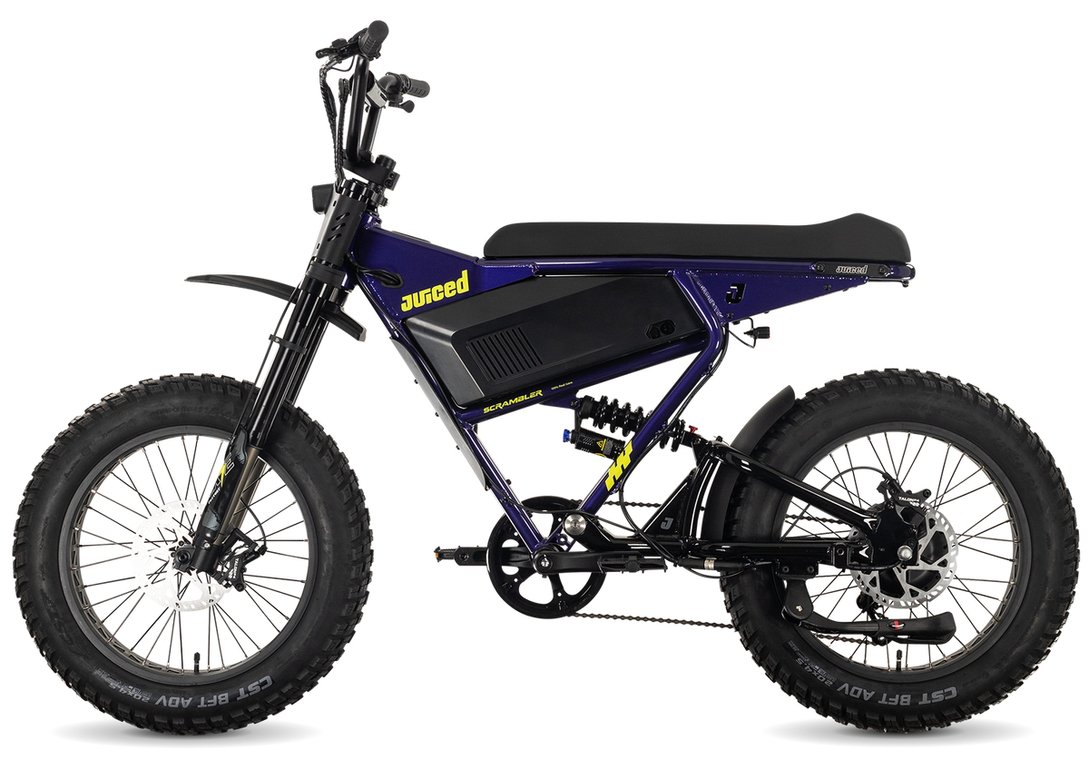 Juiced Scrambler Full-Suspension in Grape Juice — opposite-side view