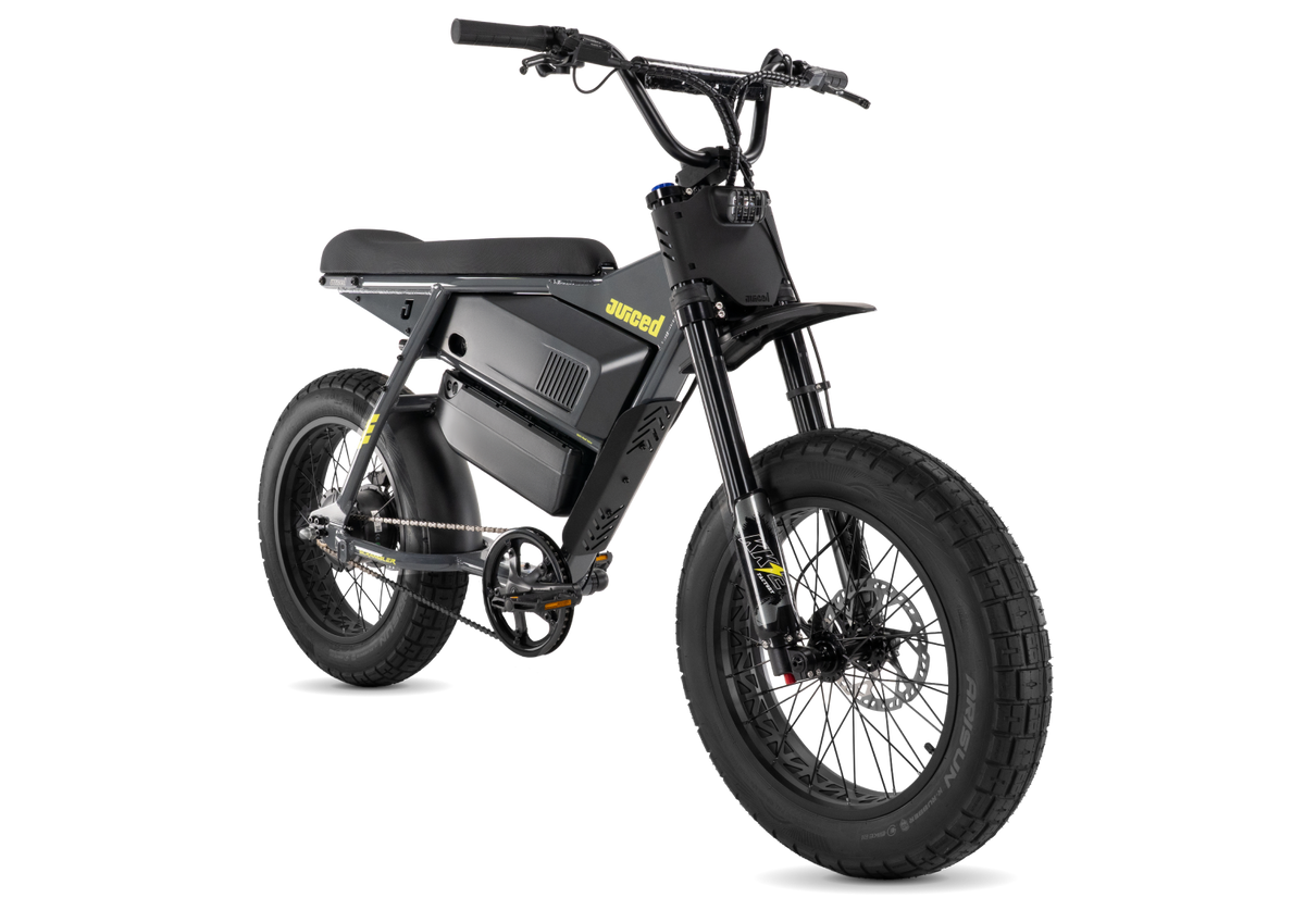 Juiced Scrambler Dual-Battery Hardtail in Asphalt Lemonade — additional view