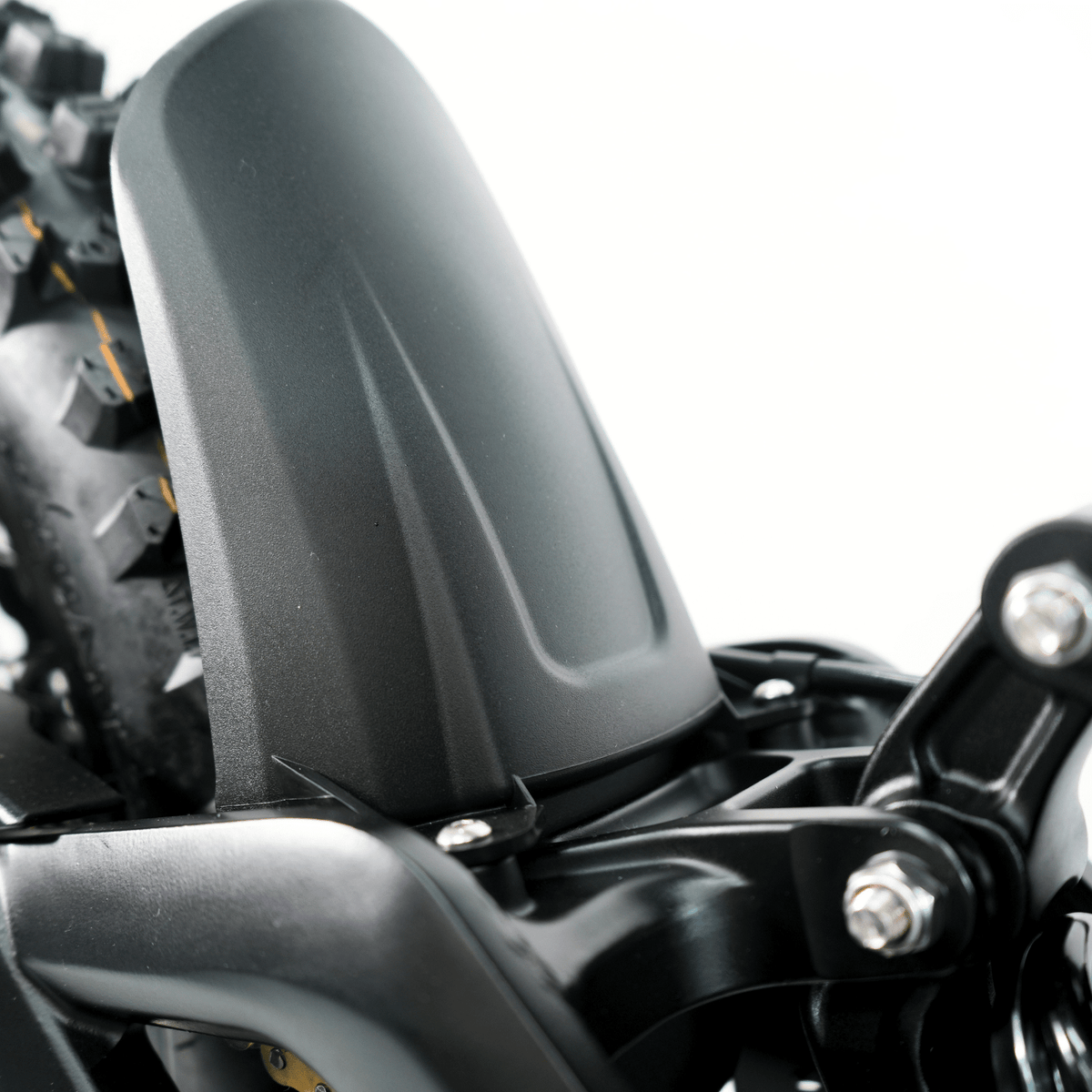 Ventus V1+ EVO electric dirt bike, seat detail