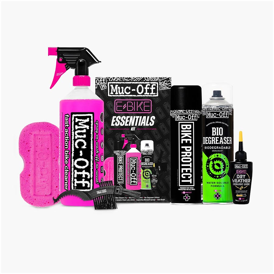 Muc-Off eBike Essentials Kit - pink & black.