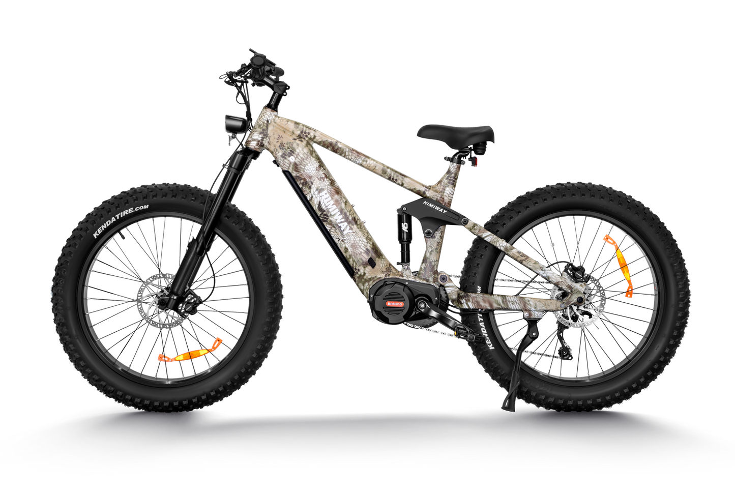 The Himiway Forest Cobra electric mountain bike is displayed on a white background.