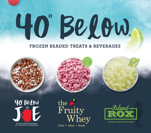 A unique coffee experience with 40 Below Joe frozen treats and beverages.